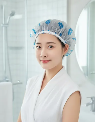 Gorros Plásticos Para Ducha Baño De Crema Impermeable Diseño