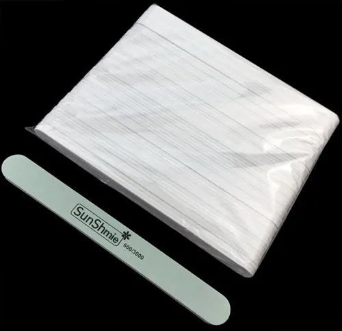 20 Limas Uñas Doble Cara Grano 600/3000