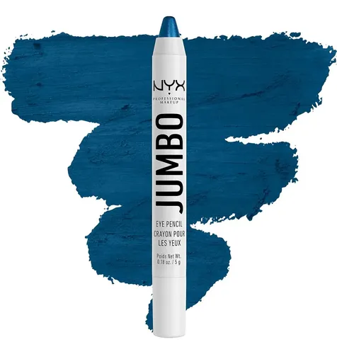 Lápiz Jumbo Nyx Para Ojos, Delineador Y Sombra, Negro Y