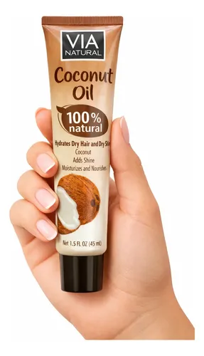 Via Natural Coconut Oil X1 Natural 45ml Hidratante Piel