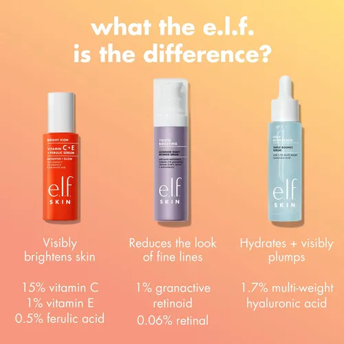 Serum Facial E.l.f. Bright Icon Vitamina C Y E 30ml