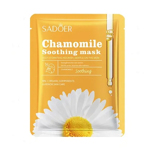 Set Mascarillas Faciales Sadoer Florales Frutales X3