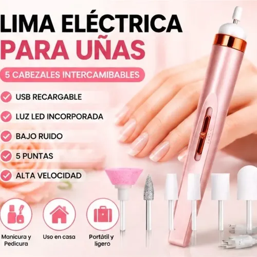 Lijadora De Uñas Eléctrica Mini Kit Manicura