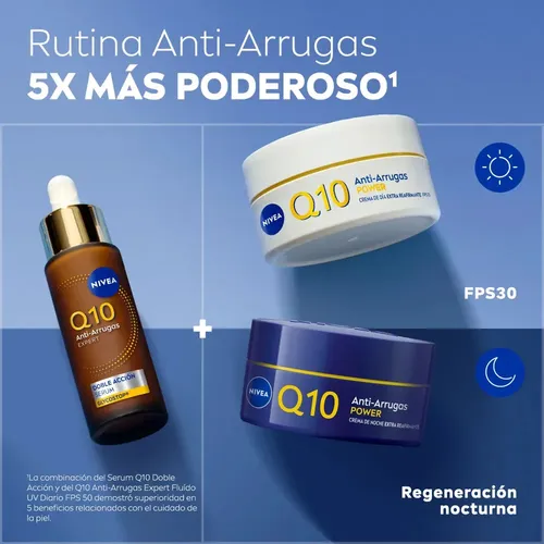 Crema facial antiedad de día NIVEA Q10 POWER FPS 30 para todo tipo de piel 50 ml