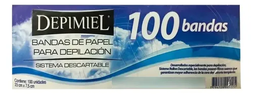 Bandas Depilatorias Depimiel Sistema Descartable X100