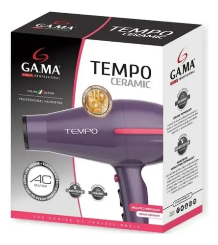 Secador de pelo GA.MA Italy Tempo Ceramic 2200W Violeta