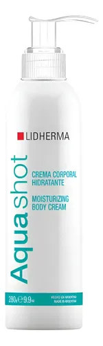 Aquashot Lidherma Crema Corporal Hidratante Humectante 280