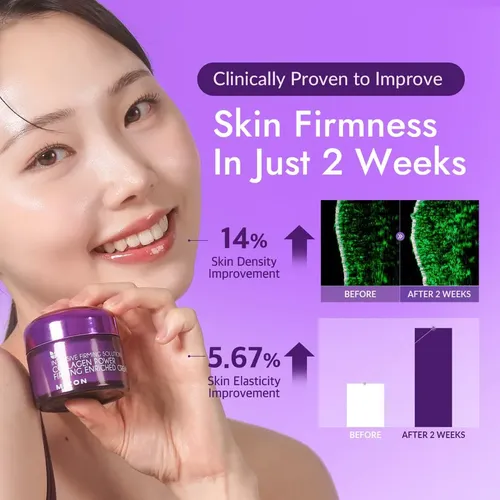 Crema Enriquecida Reafirmante Mizon Collagen Power, 1.69 Onzas Lí