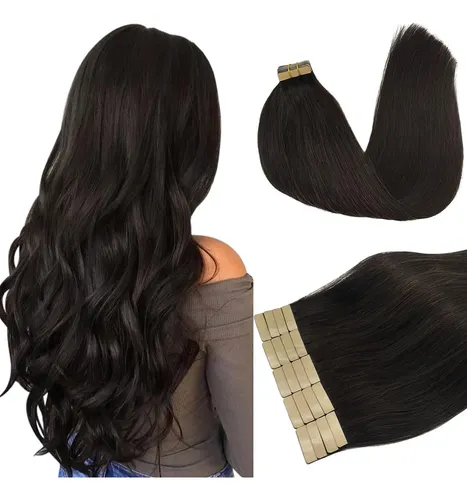 Extensión De Cabello Con Cinta Adhesiva Doores Real Human Re
