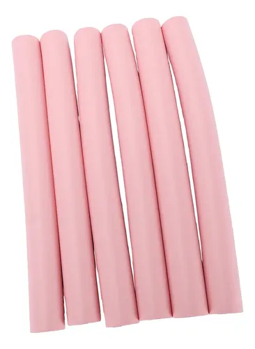 Rodillos De Espuma Para Cabello Largo, 6 Unidades, Sin Calor