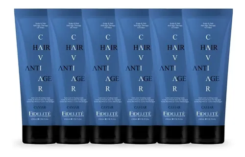 Kit 6 Crema De Peinado Para Rulos Caviar – Fidelite X 250 Gr