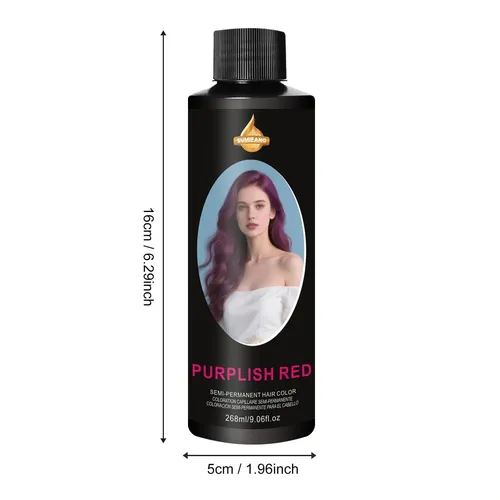 Sumifang Tinte Semipermanente Rojo Y Morado Vibrante 268 Ml