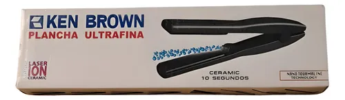 Plancha Ultrafina Para Cabellos Ken Brown Laser Ion
