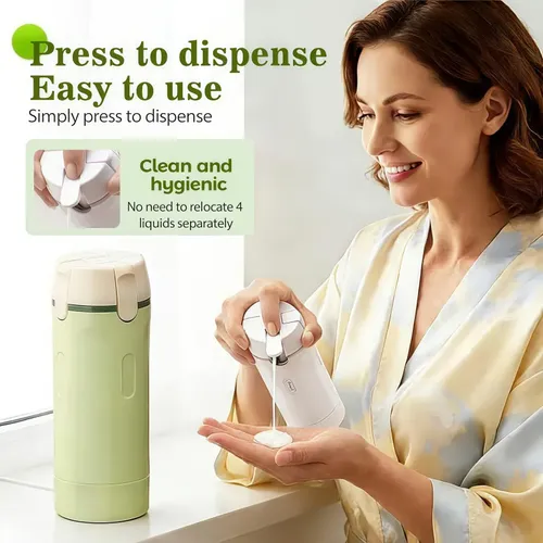 Dispensador De Loción Cosmética 4 En 1 Para Viaje