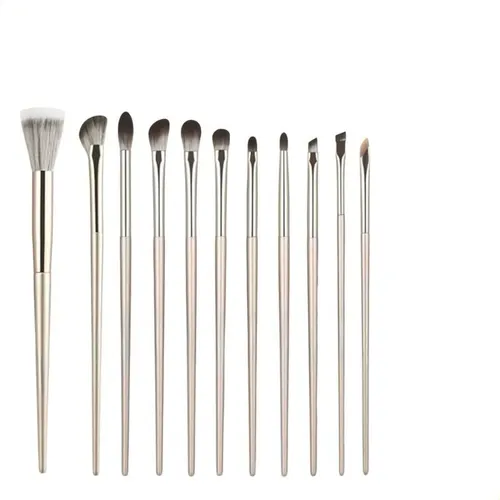 Kit 15 Brochas Para Ojos Con Estuche Portátil