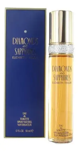 Perfume Elizabeth Taylor Diamonds & Sapphires 50ml Edición Limitada Oriental