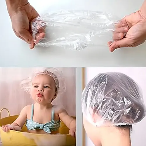 Fundas Elásticas Protectoras Renkai Gorro Baño Bebé 0-24 Meses Transparente