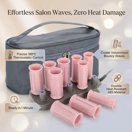 Rodillos Térmicos Para Cabello, Rulos Calientes Portátiles I