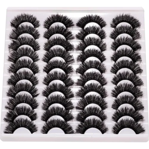 Pestañas Postizas Wikbik 20 Pares D22-volume Cat Eye