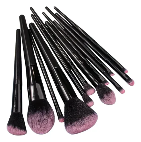 Set De Brochas De Maquillaje De 12 Piezas Rostro Ojos