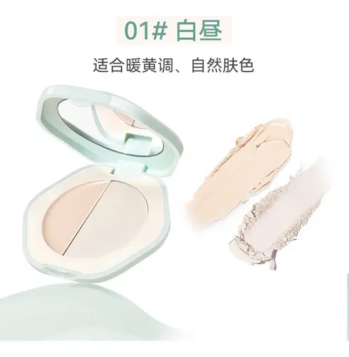 Paleta Duo Corrector + Iluminador Novo C/espejo Light Shadow