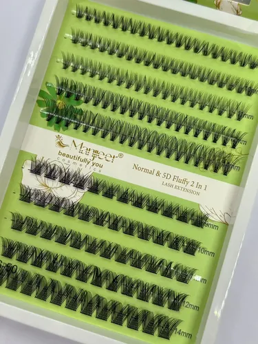 Set Pestañas Postizas Cluster Lash 20p Hf01 Mix 9-14mm