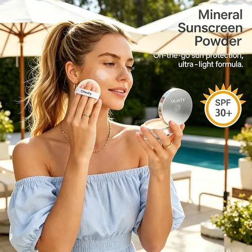 Base De Polvo Mineral Lingyun Spf 30 #2 Porcelain 4-en-1