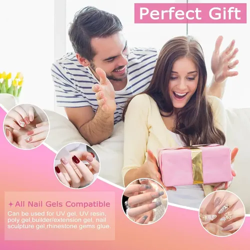 Lámpara De Uñas Uv Led Nailgirls 220w Blanca 42 Perlas