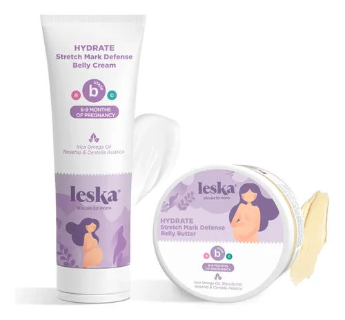 Manteca Antiestrías Para Barriga De Maternidad Leska Etapa B