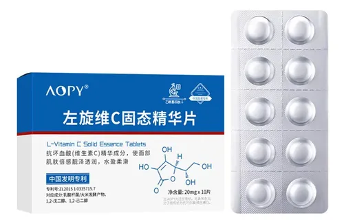 20 Mg*10 Comprimidos C Solid Essence Aclaran La Piel Y Reduc