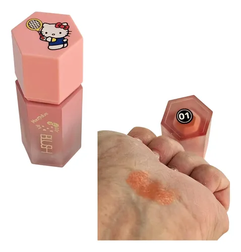 Rubor Líquido Blush Con Aplicador Esponja Tono A Elección
