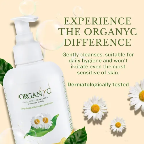 Gel Íntimo Organyc Para Piel Sensible Con Manzanilla 250ml