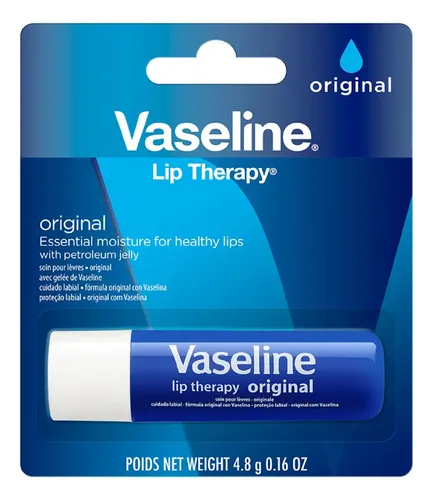 Bálsamo Labial Vaseline Original en Barra para Labios Secos
