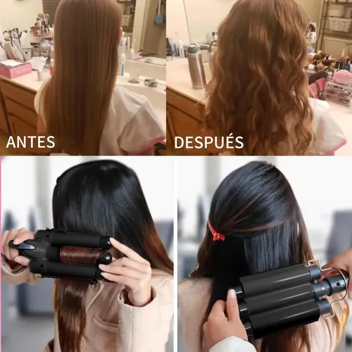 Tenaza Rizadora Cabello Para Ondas Temperatura Ajustablefhjf