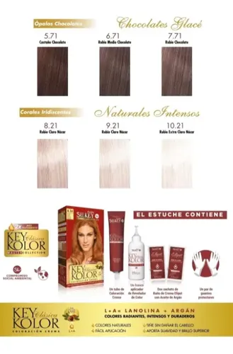 Silkey Key Kolor Clasica Kit Completo Coloración X6