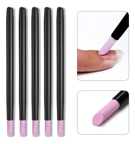 Lima Obelisco Tipo Pincel X 5 Nails Manicura