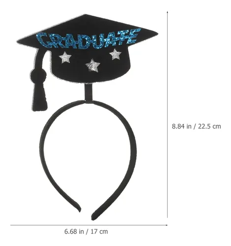Diadema De Graduación, Bonito Lazo Para El Pelo, 6 Unidades