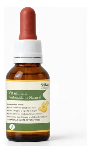 Vitamina E Pura Liquida P/ Cremas Arrugas Piel Pelo 30ml