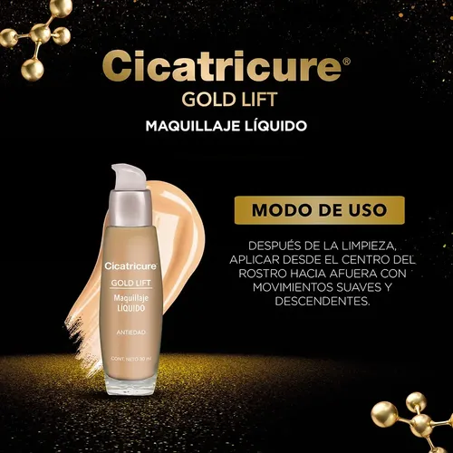 Cicatricure Gold Lift Maquillaje Tono 2 Medium 30ml