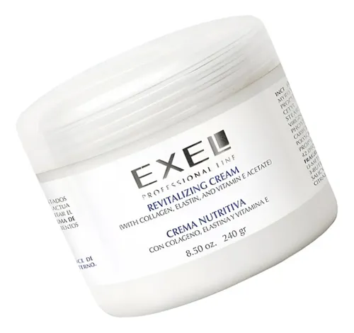 Crema Nutritiva Exel Revitalizante Facial Colageno X 240g