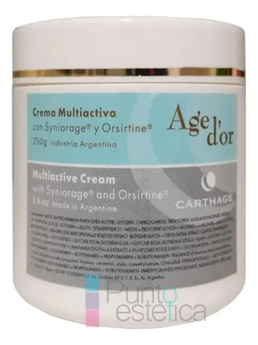 Carthage Crema Multiactiva Age Dor Piel Madura Firmeza Gde Tipo de piel X 250 – Pieles Maduras