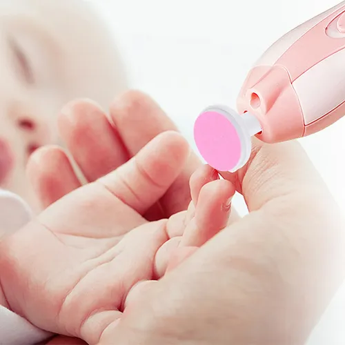 12 Almohadillas Cortadoras De Uñas Eléctricas Para Adultos Rosa