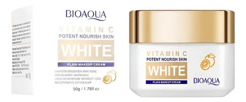 Crema Facial Vitamina C Aclarante Despigmentante Bioaqua Todo Tipo De Piel Día