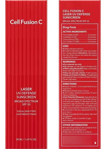 Protector Solar Facial Cell Fusion C Laser Uv Defense Spf