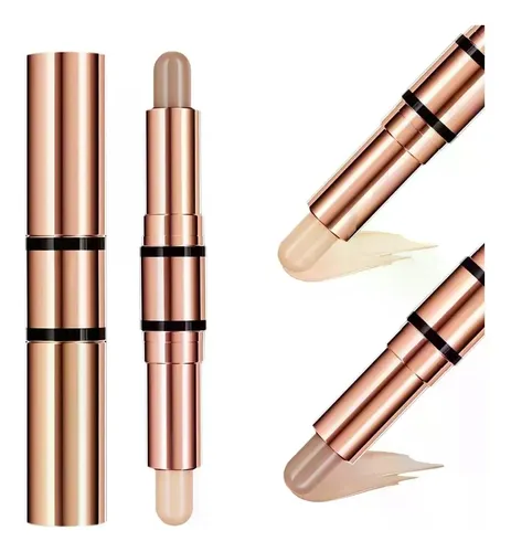 Two Heads Make-up Stick Highlighter For One Operation.