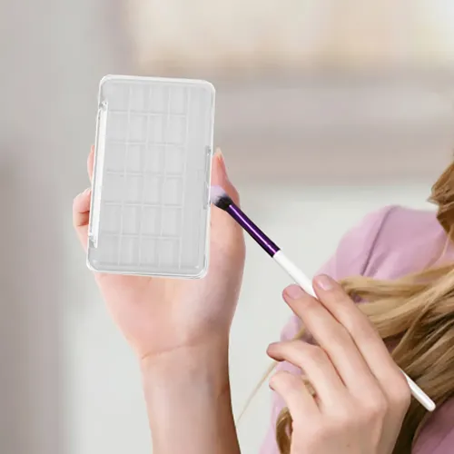 Paleta De Pintalabios Vacía De 2 Piezas: Grids Empty Makeup