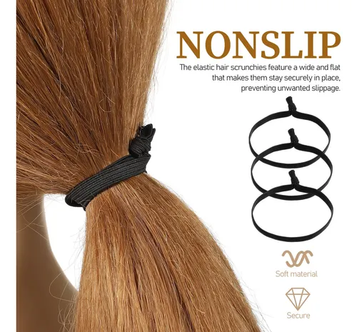 100 Cintas Elásticas Para El Pelo, Anudadas, Cintas Para El