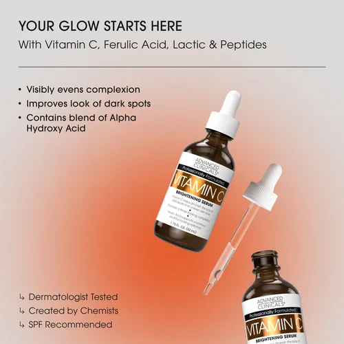 Sérum Advanced Clinicals, Vitamina C Iluminadora, 60 Ml, Paq
