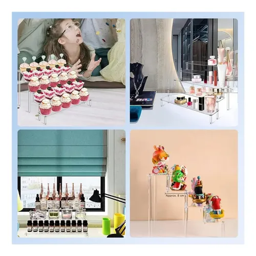 De 4 Niveles Organizador De Maquillaje Acrilico Exibidor .