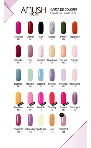 6 Esmaltes Semipermanentes X15ml Anush